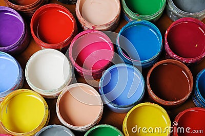 Colorful pigment Stock Photo
