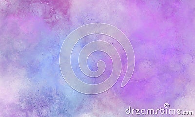 colorful pink andpurple galaxy outer space background Stock Photo