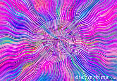 Colorful pink,purple radial background design Stock Photo
