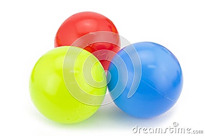 Colorful Plastic Ball Stock Photo