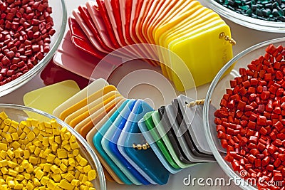 Colorful plastic cards Stock Photo