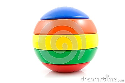 Colorful play ball Stock Photo