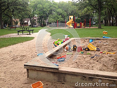 Colorful playground Stock Photo