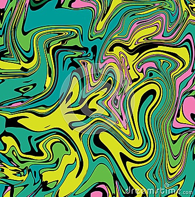 Colorful psychedelic background. Marbling texture. Marbling texture design. Colorful abstract background. Stock Photo