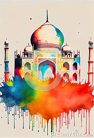 Taj Mahal, India Stock Photo