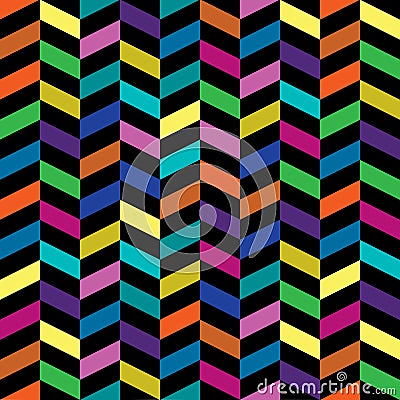 Colorful retro pattern Vector Illustration