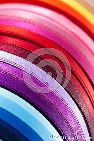 Colorful ribbons (1) Stock Photo