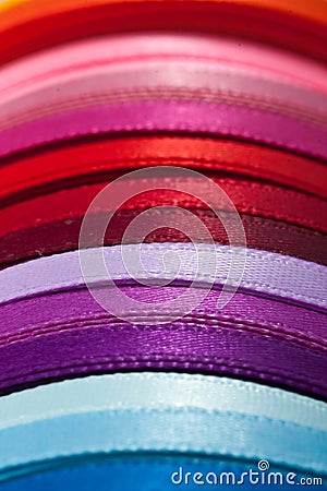 Colorful ribbons (2) Stock Photo