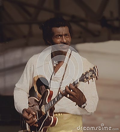Chuck Berry at 1979 ChicagoFest Editorial Stock Photo