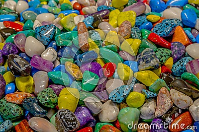 Colorful rocks background Stock Photo