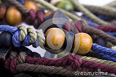 Colorful rope Stock Photo