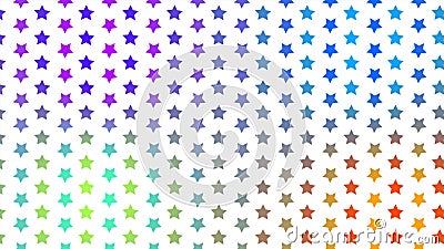 Colorful rotating stars background. Ornaments, decoration pattern. Stock Photo