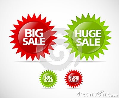 Colorful sale label collection 2 Stock Photo