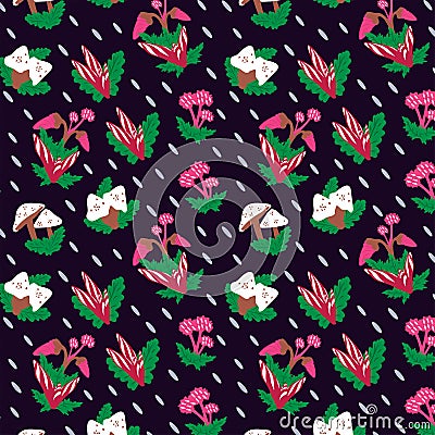 Colorful seamless vector pattern Vector Illustration