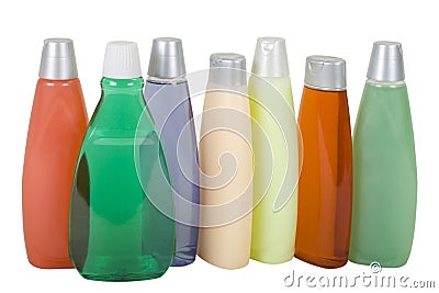 Colorful Shampoo Stock Photo