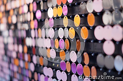 Colorful shiny background circles Stock Photo