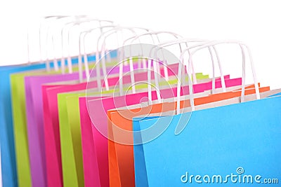 Colorful Shopping bags Stock Photo
