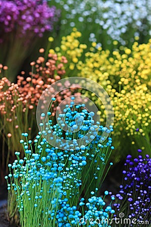 Colorful small grass flower Stock Photo