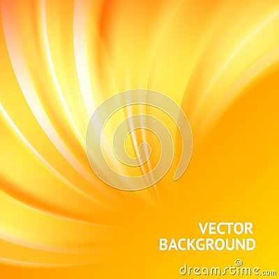 Colorful smooth light lines. Vector Illustration