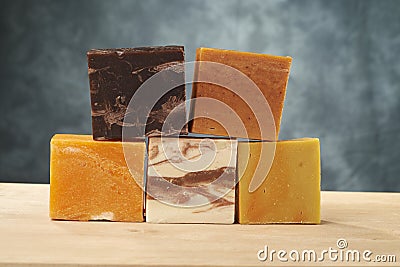 Colorful soaps Stock Photo