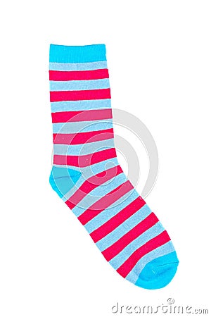 Colorful sock Stock Photo