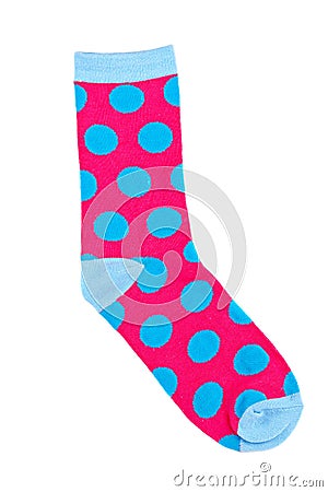 Colorful sock Stock Photo