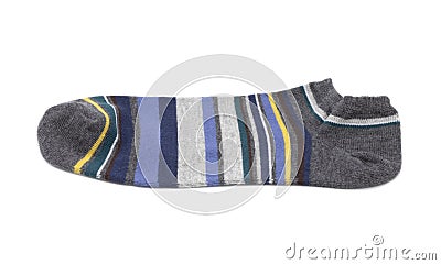 Colorful sock isolated Stock Photo