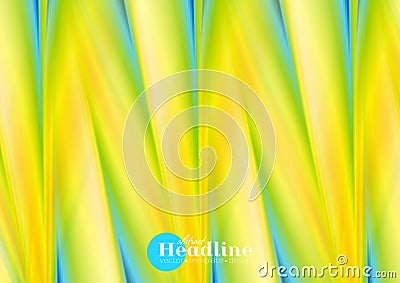 Colorful soft smooth stripes abstract background Vector Illustration