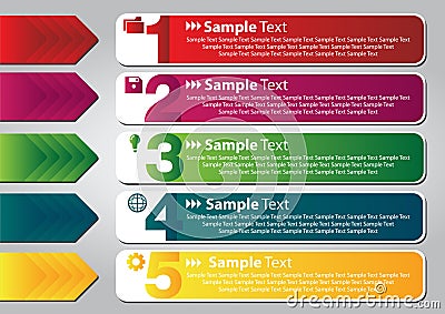 Colorful speech templates for text Vector Illustration