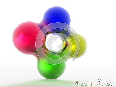 Colorful spheres Stock Photo