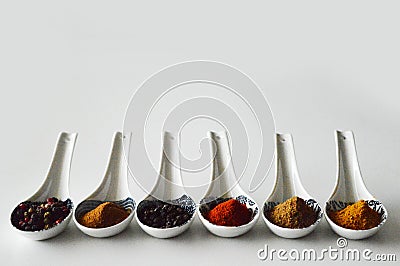 Colorful spices Stock Photo