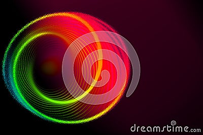 Colorful spiral abstract circular rotating spiral Stock Photo