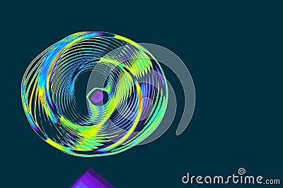 Colorful spiral abstract circular rotating spiral Stock Photo