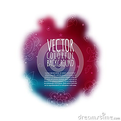 Colorful spot Vector Illustration