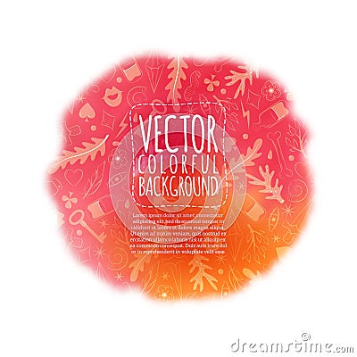 Colorful spot Vector Illustration