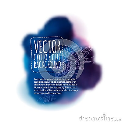 Colorful spot Vector Illustration