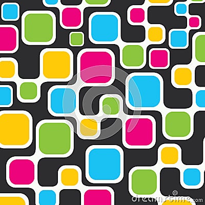 Colorful square background Vector Illustration