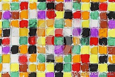 Colorful squares Stock Photo