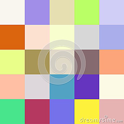 Colorful squares colors background, block soft pastel bright Stock Photo