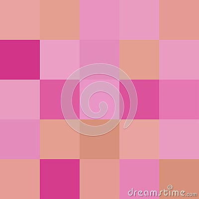 Colorful squares colors pink brown, block soft pastel bright Stock Photo