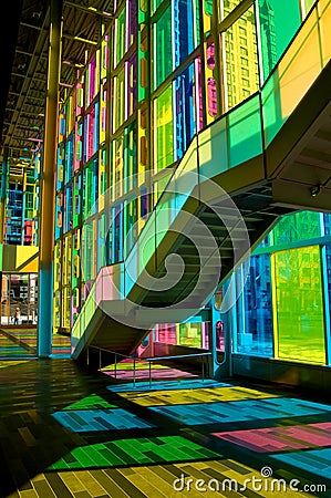 Colorful stairs 2 Stock Photo