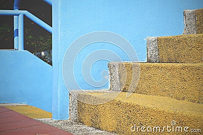 Colorful stairs Stock Photo