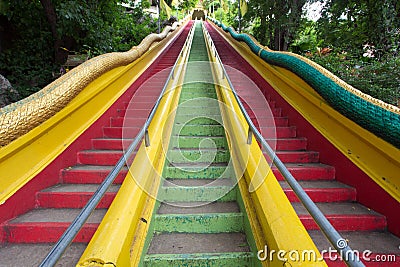 Colorful stairs Stock Photo