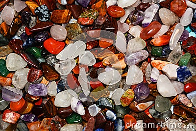Colorful stones background Stock Photo