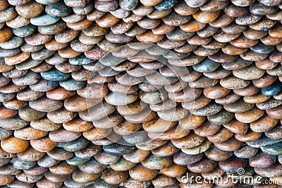 Colorful stones pattern Stock Photo