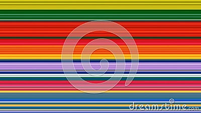 Colorful stripes abstract background; stretched pixels effect Vector Illustration