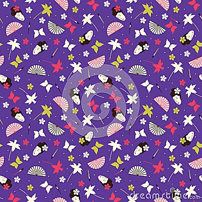 Colorful, stylized, colorful pattern. Vector Illustration