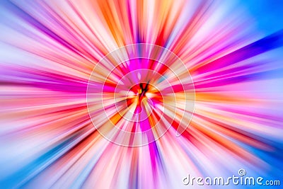 Colorful sunburst abstract fun ,party background Stock Photo