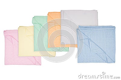 Colorful swaddle for new borne baby Stock Photo