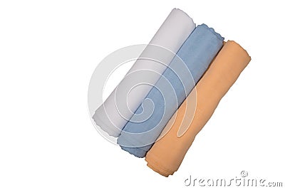 Colorful swaddle for new borne baby Stock Photo